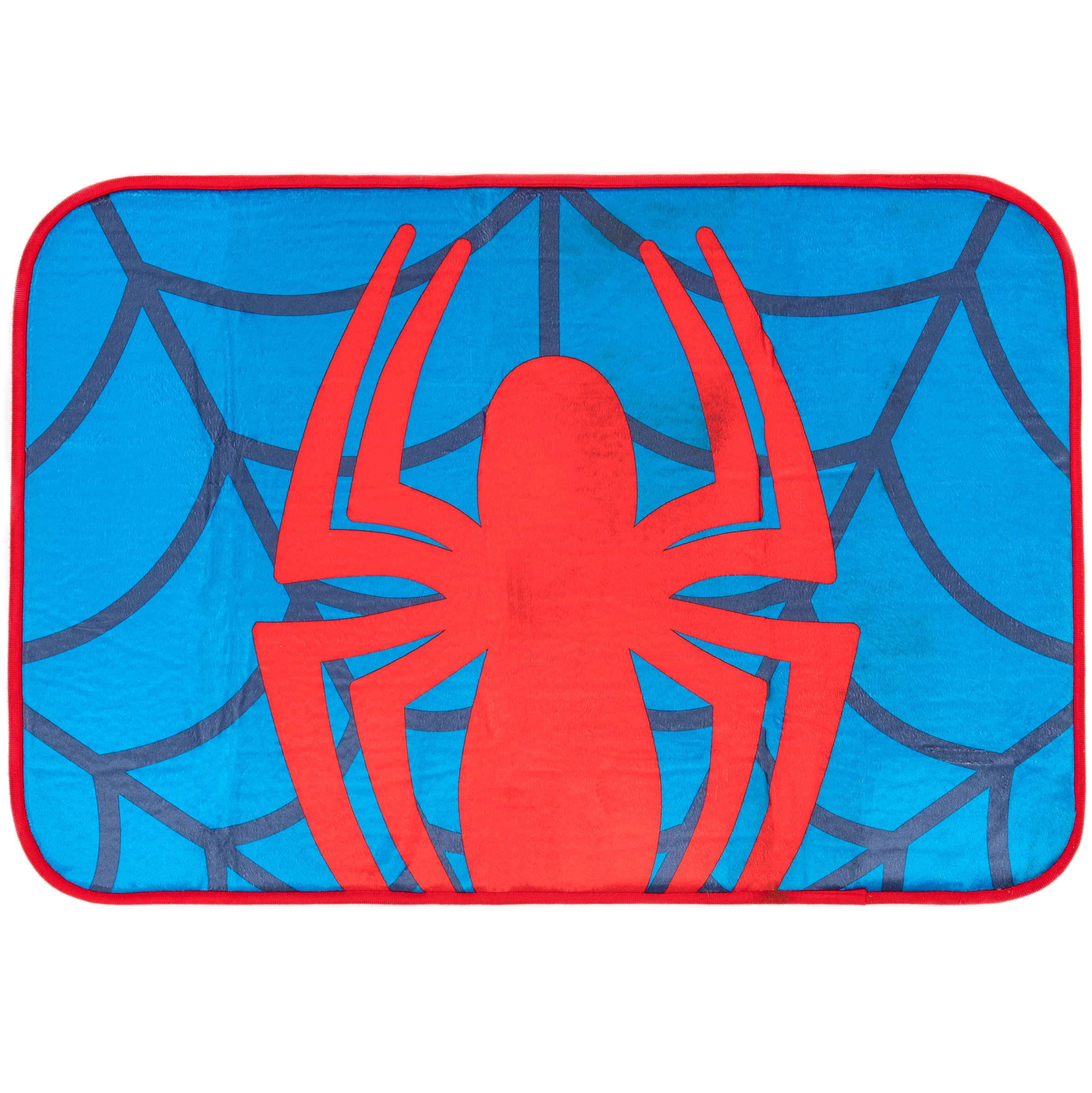 Marvel Spiderman Red and Blue Foam Bath Rug 1 Each 
