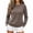 Coffee, variant on tarylea Knitted Tops for Women Long Sleeve Crew Neck Sweater Tops Casual Loose Fall Comfy Solid Color Tops
