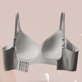 thumbnail image 4 of Ahabrexf Women's Solid Color 4 Rows Adjustable Wireless Bra for Women Lingerie Everyday Nylon Hand Wash 1Pc, 4 of 5