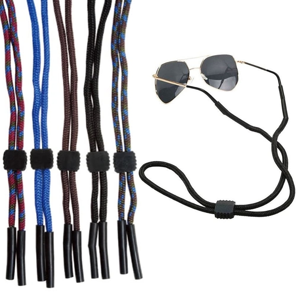 with Black Glasses Cleaning Cloth 1pcs Spectacles Cord Eyeglass Strap National Style Colored Glasses Strap for Most Eyeglasses 8pcs 