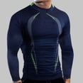 thumbnail image 2 of Male Autumn And Winter High Elasticity Breathable Sports Tight Long Sleeve Pattern Print Quick Dry Fitness Top, 2 of 5