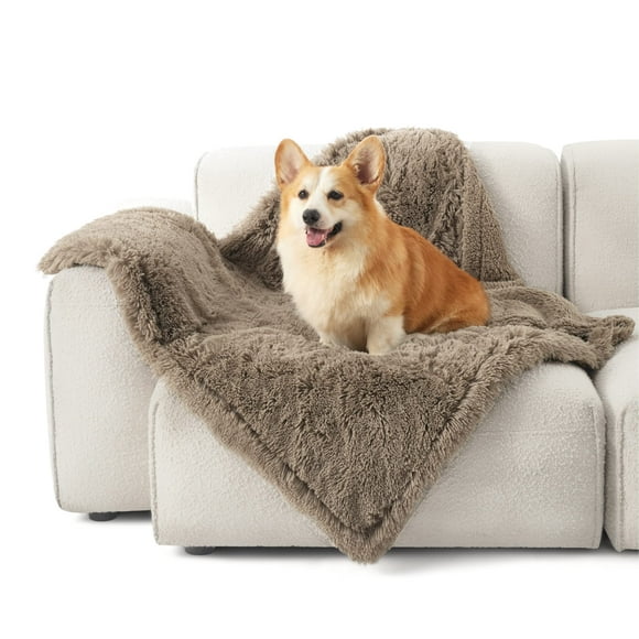 Manta Impermeable para Perros Bedsure para Perros Medianos 30x40 cm Marrón