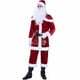 thumbnail image 1 of Txlixc Traje de Santa Claus, sombrero + Chal + abrigo + pantalones sueltos + zapatos + guantes + cinturón, traje de terciopelo para adultos / niños Txlixc moda, 1 of 9