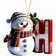 thumbnail image 1 of Adornos navideños de muñeco de nieve | Juego de 26 letras decorativas para una decoración navideña personalizada | Colgantes para interiores para el hogar, la oficina y fiestas, 1 of 1