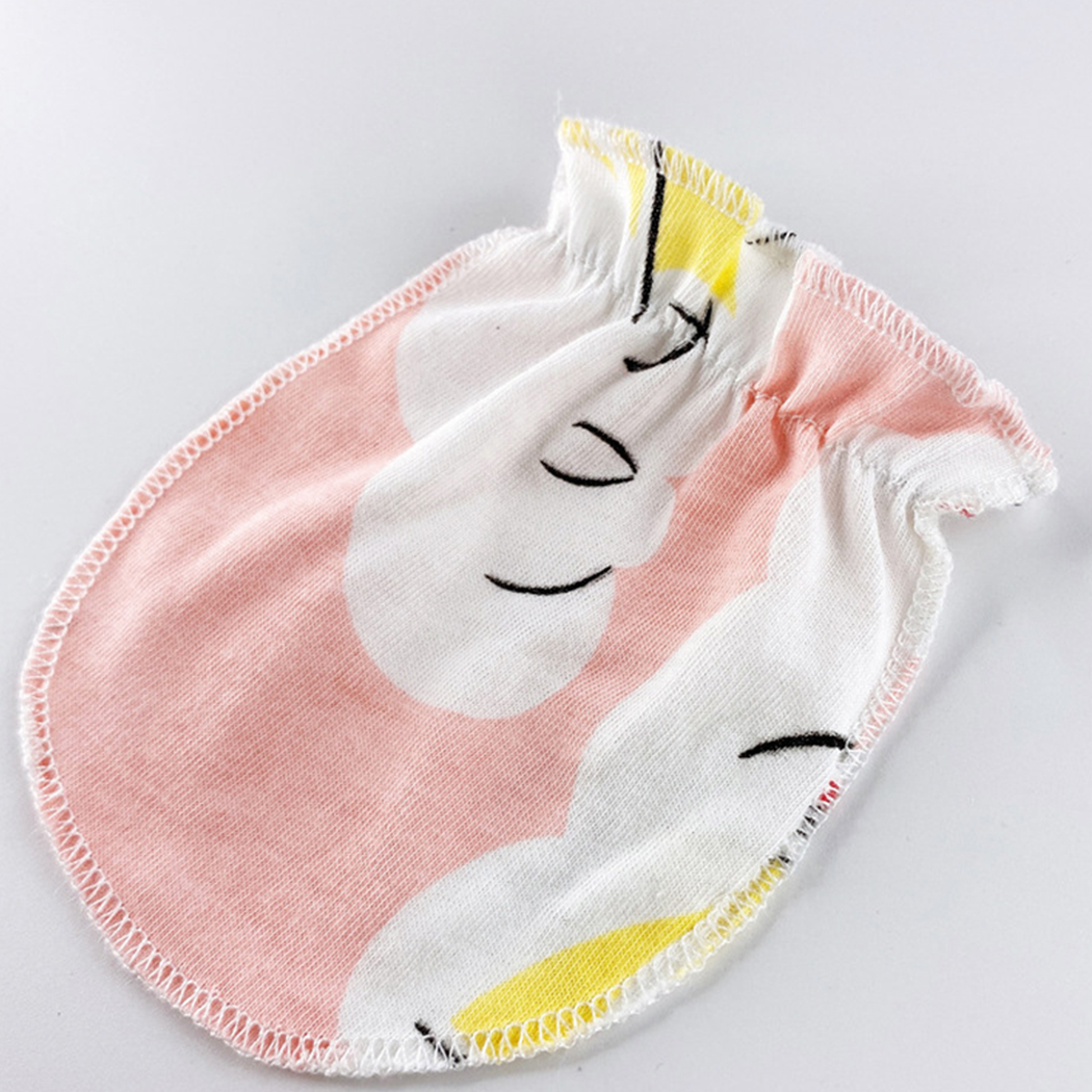 Lot De 6 Paires De Moufles Anti-rayures Pour Bébé 0-8 Mois – Coton Doux, Réglables, Motifs Animaux (dinos, Lions, éléphants…)