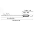 Multiple Sizes Stainless Steel Roast Roast Chicken Wing Needle Flat