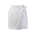 thumbnail image 2 of Ropa Playa Ocean Pacific para Mujer Short Elástico Jareta Cintura Rayas Azul Talla G, 2 of 4