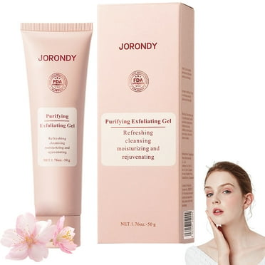 JORONDY Purifying Exfoliating Gel, Deep Cleansing Face and Body Exfoliating Scrub Gel, Moisturizing Cleanses Skin Give for Various Skin Types (1 Pack)