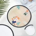 thumbnail image 6 of 8Pcs 8 Colors Nylon Foldable Flying Disc Fans 9.8inch Colorful Sublimation Fans Black Edge Folding Fan Set with Bag for Fan DIY Outdoor Activity for DIY, 6 of 9