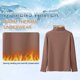 thumbnail image 5 of 1 pieza de camisa baja con medio cuello alto - color marrón claro - talla única (80-140 libras), 5 of 7