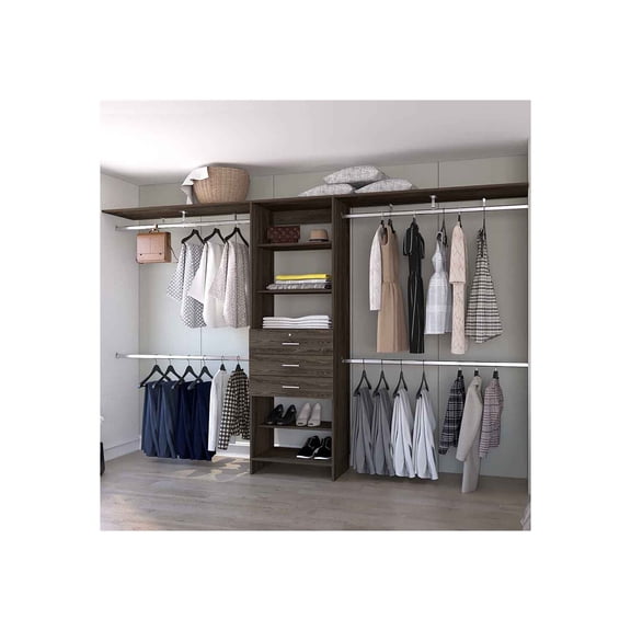 FM FURNITURE Pittsburg Drawer Closet