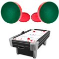 thumbnail image 4 of 1 Set Mini Air Hockey Pushers and Air Hockey Pucks Great Goal Handles Pushers Goal Handles Paddles Replacement Accessories - 2 Red Air Hockey Pushers and 4 Red Pucks (60mm), 4 of 7