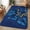 Blue, variant on Small Door Mat Indoor Outdoor 15.7"x23.6", Halloween Absorbent Non Slip Entry Rug, Purple Skull Monochrome Watercolor Low Profile Welcome Mat for Front/Side Door Apartment Entrance Bathroom