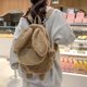 thumbnail image 2 of Mochila de estilo estudiante de moda para mujer Mochila de conejo linda de invierno Bolso de doble propósito, 2 of 5