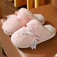 thumbnail image 5 of AURIGATE Close Toe Fuzzy Fluffy House Slippers for Women Cozy Memory Foam Plush Criss Cross Furry Slides Slippers, 5 of 5