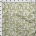 thumbnail image 4 of oneOone Velvet Light Green Fabric Geometrical Mix Craft Projects Decor Fabric Printed By The Yard 58 Inch Wide, 4 of 4