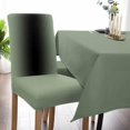 thumbnail image 5 of Chair Covers Ombre Black Sage Green Dining Chair Slipcovers Gradient Color Stretch Removable Chair Seat Protector Party Decoration Set of 6, 5 of 6