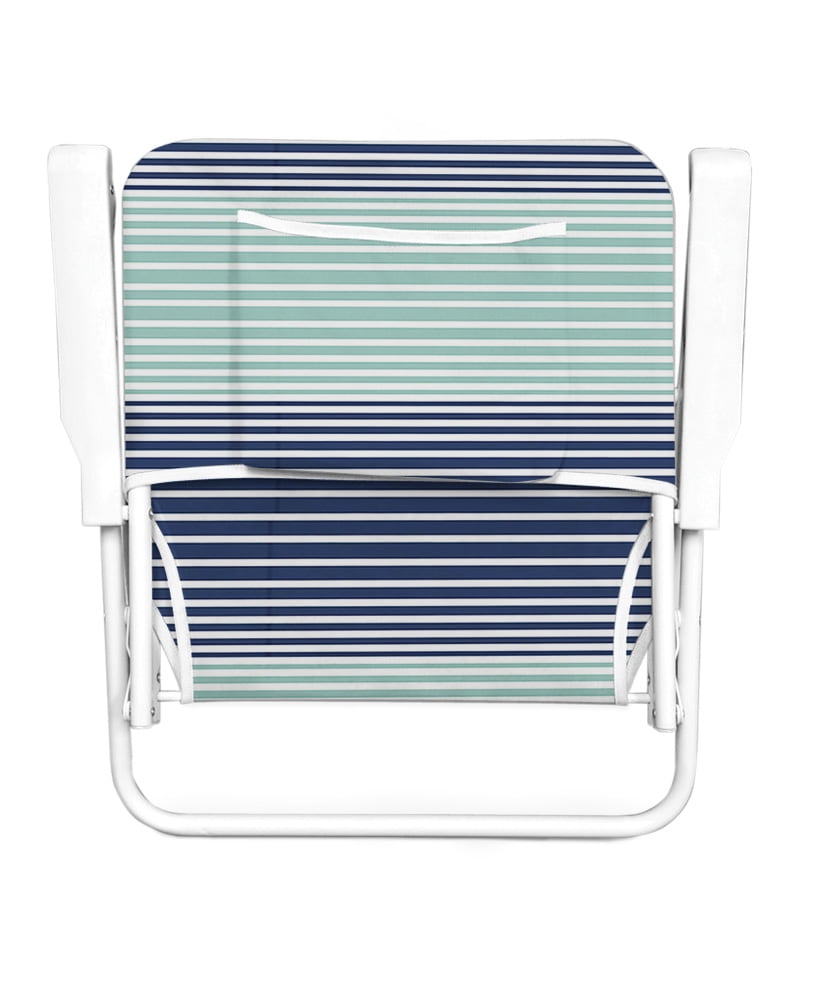 Caribbean Joe Folding Beach Chair, One Position with Armrests