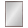 thumbnail image 2 of Kate and Laurel Rhodes Modern Wall Mirror, 24.75" x 36.75", Bronze, Decorative Rectangular Wall Accent, 2 of 8