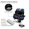 thumbnail image 4 of FUIALDOLG Christmas Snowman Star Print Shoulder Crossbody Pouch Polyester Crossbody Bag for Men, Lightweight Zipper Shoulder Bag Pouch, 4 of 7