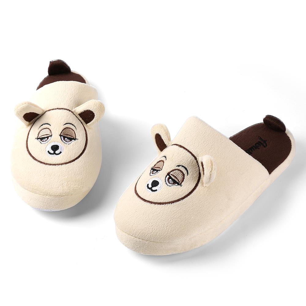 Aerusi Toddler Itsy Teddy Bear Indoor Slippers