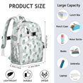 thumbnail image 6 of Tropical Pineapple Lover's Backpack - Waterproof Commuter Bag with Ergonomic Padded Shoulder Straps, 6 of 6