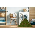thumbnail image 2 of Ahgly Company Machine Washable Indoor Round Transitional Chocolate Brown Area Rugs, 5' Round, 2 of 7
