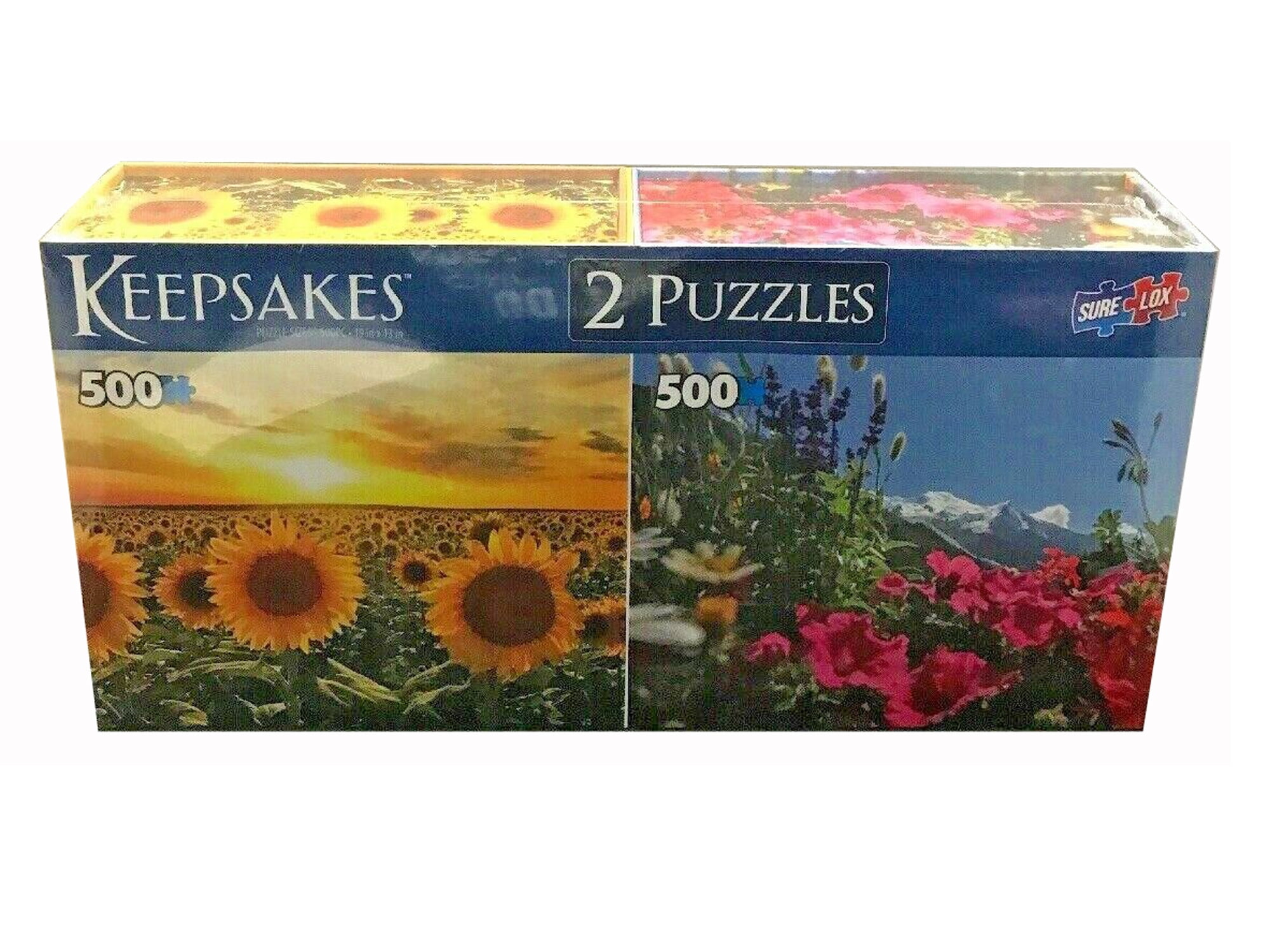 Keepsakes Puzzles Sunflowers and Wildflowers 500pcs each