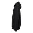 thumbnail image 5 of Youth Triblend Fleece Hooded Sweatshirt , Black Solid , Small, 5 of 7
