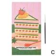 thumbnail image 3 of Mini Paint Pad, Mini Watercolor Paint Pads with 1 Paintbrush Hot G2, 3 of 8
