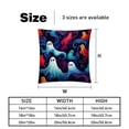 thumbnail image 5 of Ghost Set - Decorative Pillows Covers, Velvet Throw Pillow Cases with Unique Patterns for Home Decor, 16x16, 18x18, 20x20 Inches, 2 Pack - Great for Various Occasions., 5 of 6