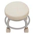 thumbnail image 1 of Tabouret Bas, Rembourrage Doux en Cuir PU Tabouret Roulant pour Garage, 1 of 7