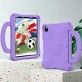 thumbnail image 5 of Allytech iPad Air 11 2024 Case, iPad Air 4 5 Case, iPad Pro 11 Case, EVA Shockproof Kids Friendly Handle Stand Kids Friendly Case Cover for Apple iPad Pro 11 1st 2nd 3rd 4th Gen/Air 4th 5th Gen,Purple, 5 of 5