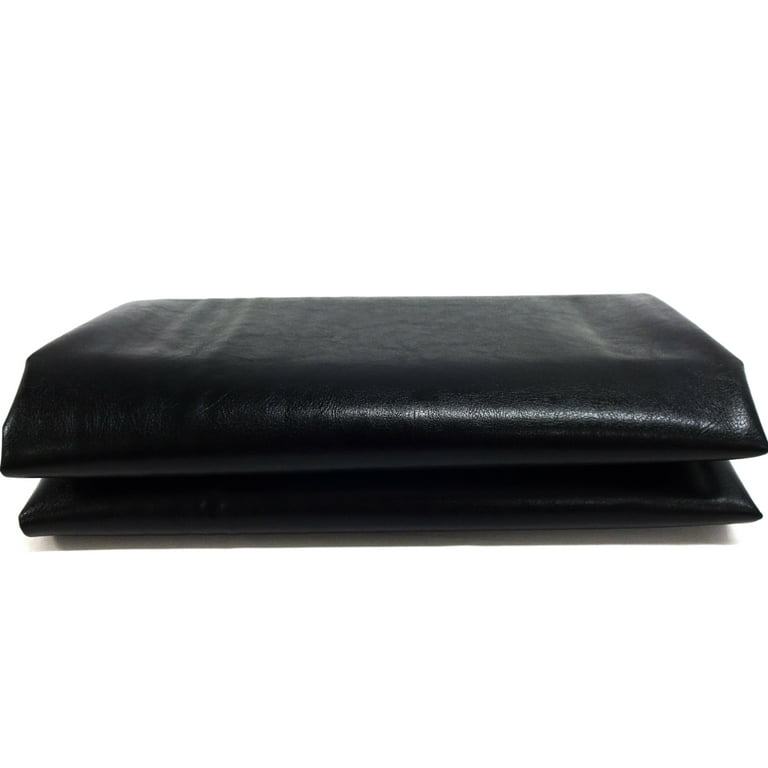 Black Distressed Genuine Upholstery Leather, Fabric Bistro, Columbia