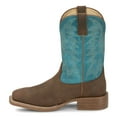 thumbnail image 3 of Justin Boots Mens  Bucks 11 Inch Embroidered Wide Square Toe Cowboy  Mid Ca, 3 of 5