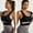 Black(New), variant on PNTUTB Women's Lift & Shape Support Sports Bra Shock Absorbing Running Bra Backless Wrap Around Outerwear Bra