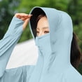 thumbnail image 5 of Drovellove Women's UPF 50+ Sun Protection Jacket – Lightweight Hooded Shirt with Thumb Holes, Breathable Quick-Dry Outdoor Cover Up for Hiking, Beach Vacation, Kayaking, Cycling, and Travel, 5 of 6
