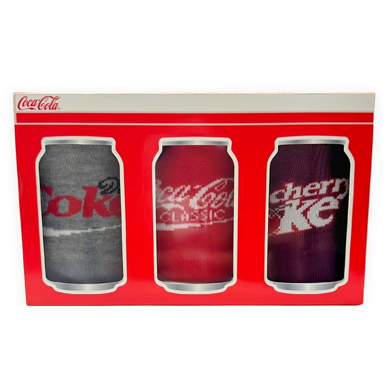 Coca-Cola Crew Socks, Can Gift Box, 6-Pack, Size 4-10 - Walmart.com