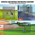 thumbnail image 6 of 35FT Heavy Duty Baseball Batting Practice Net, Enclosed PE Softball Hitting Training Net with Door, Portable Pitching Cage & Carry Bag (NET ONLY), 6 of 7