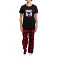 thumbnail image 4 of CafePress - Chihuahua Mom Women's Dark Pajamas - Women's Short Sleeve Print T-Shirt and Pants Dark Cotton Pajama Set, 4 of 7