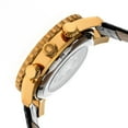 thumbnail image 3 of Mens Alpin Watch,45mm,Black Dial,Gold Bezel,Dark Brown Leather Strap REIRN, 3 of 3
