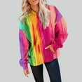 thumbnail image 5 of Womens Hooded Sweatshirts, Hoodies for Women Fall Fashion Loose Fit Ombre Tie Dye Long Sleeve Pullover with Pockets S-2XL, 5 of 5