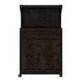 thumbnail image 2 of Ameriwood Home Microwave Cabinet with Shelves, Espresso, 2 of 8