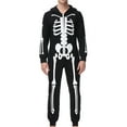 thumbnail image 2 of Qiylii Family Halloween Romper, Luminous Keleton Printing Long Sleeve Jumpsuit, 2 of 9