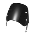 thumbnail image 1 of Parabrisas de motocicleta vintage de repuesto, accesorios resistentes, deflector de viento Negro, 1 of 9