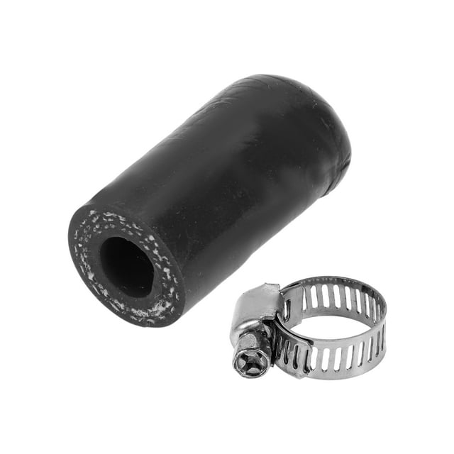 Tapón de extremo de manguera de goma de silicona de 5/16" 8mm ID 3 capas de poliéster para válvula de derivación de turbo refrigerante vacío 30mm negro