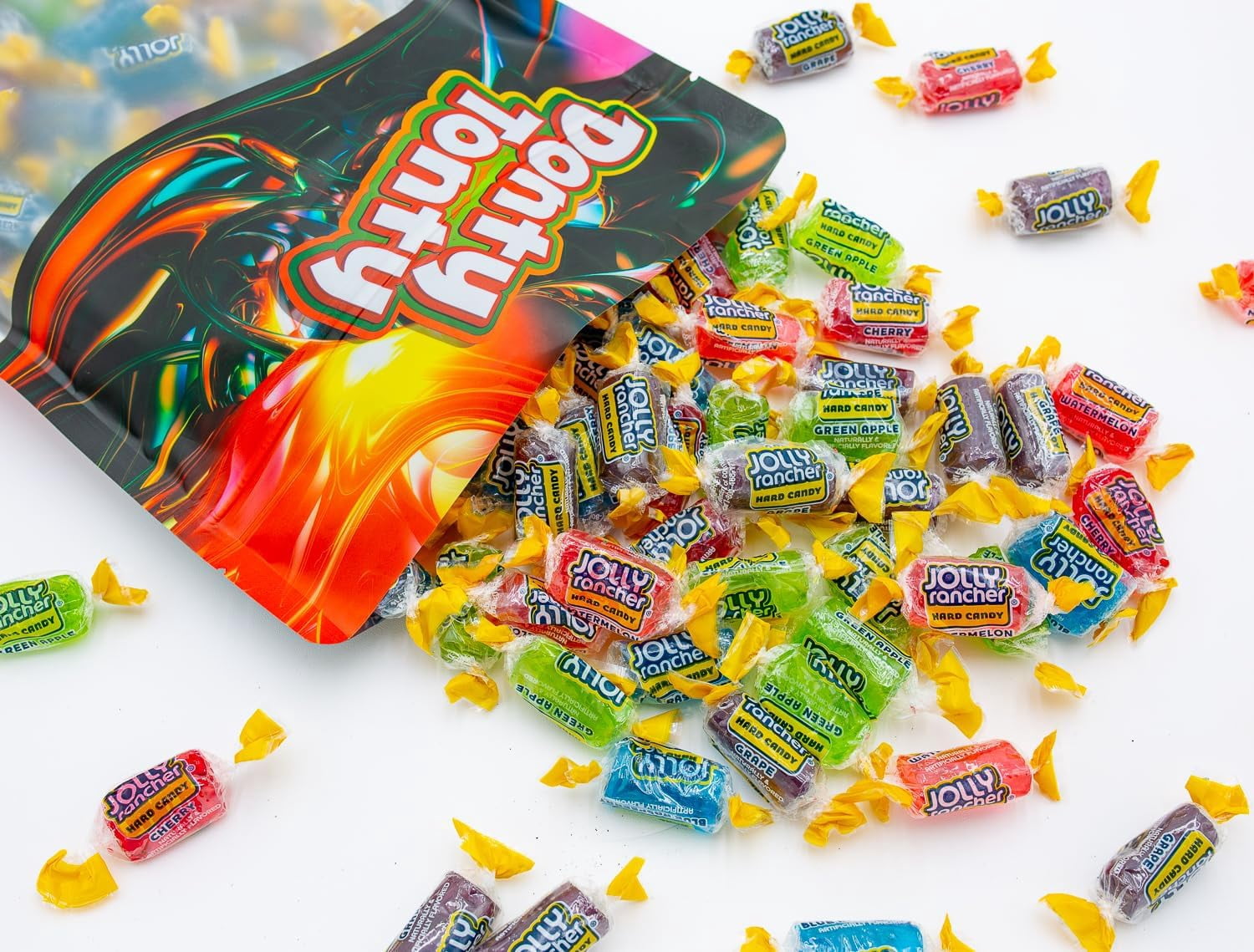 JOLLY RANCHER Hard Candy ASSORTED Mix 5 lb – Bulk Candy, 5 Original Flavors (Watermelon, Blue Raspberry, Cherry, Green Apple, Grape)