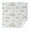 White Boho Bohemia, variant on Brown Geometric Striped Pattern Square Tablecloth,Waterproof Square Table Cover,Wipeable Spillproof Washable Table Cover for Home Kitchen Party Decor 42"X42"(107x107cm)