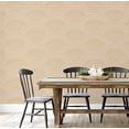 thumbnail image 5 of S4sassy Self-Stick Decorative Boho Wallpaper, Geometric Mandala Print Walls Paper, Vinyl Waterproof Contact Paper, Beige, 25"x120"inch Removable Renter Friendly Wall Covering For Bedroom, Dining room, 5 of 9