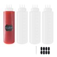 thumbnail image 1 of Squeeze Bottles Belinlen, 1000 ml, paquete de 4, con etiquetas y bolígrafo, 1 of 6